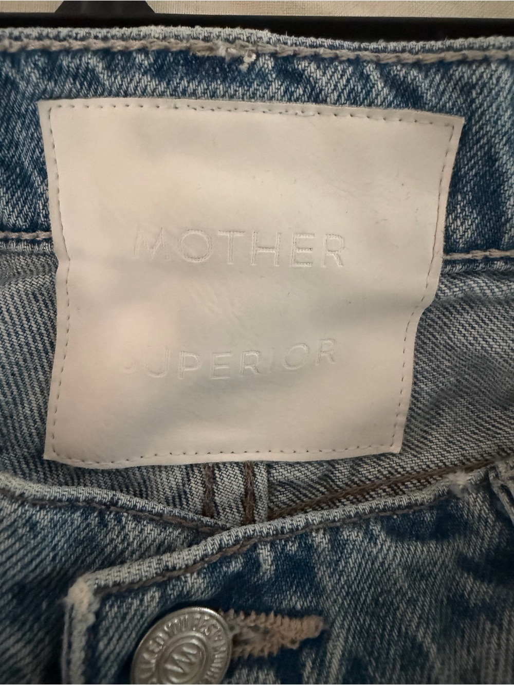 Mother Jeans Light Blue Women's Wide Leg Jeans - Picture 7 of 7